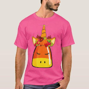 T-shirt Costume d'Halloween Citrouille de maïs visage Unic