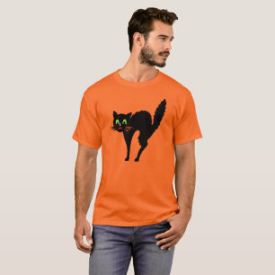 T-shirt Costume d'Halloween de chat noir Déplaisant à la