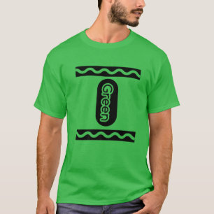 T-shirt Costume d'Halloween de Crayon vert Groupe d'amis c