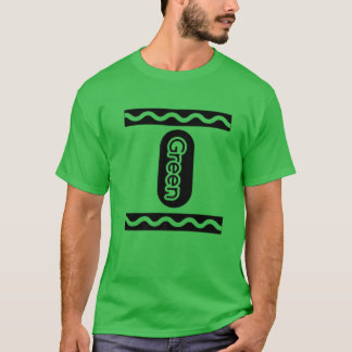 T-shirt Costume d'Halloween de Crayon vert Groupe d'amis c