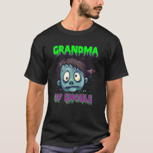 T-shirt Costume d'Halloween de grand-mère de goules zombie