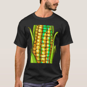 T-shirt Costume d'Halloween de maïs amusant Foodie Hommes