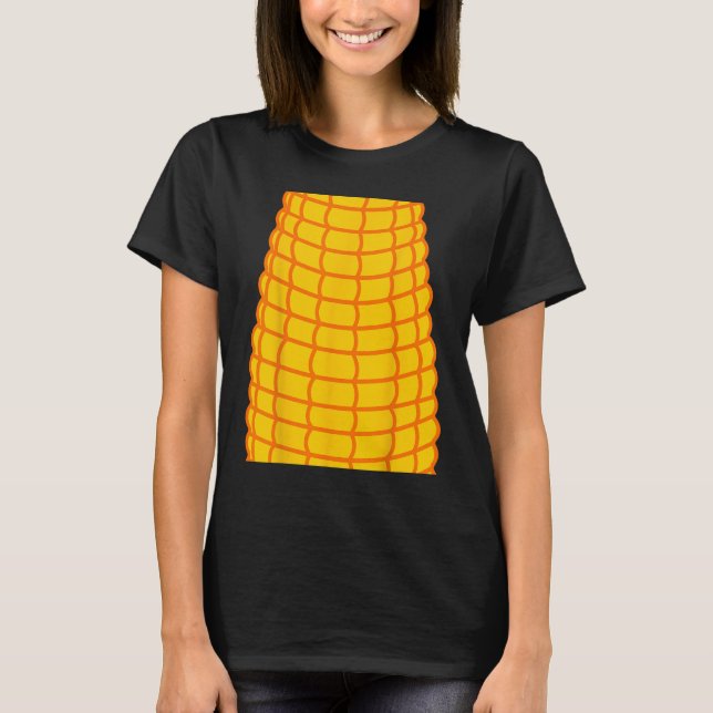 T-shirt Costume d'Halloween de maïs Foodie Farmer Hommes F (Devant)