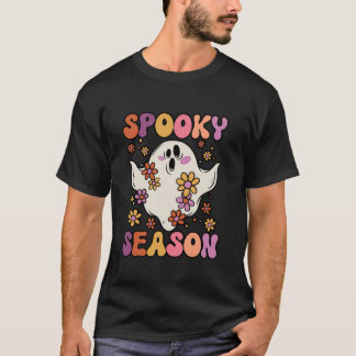 T-shirt Costume d'Halloween de saison effrayante Gnomes mi