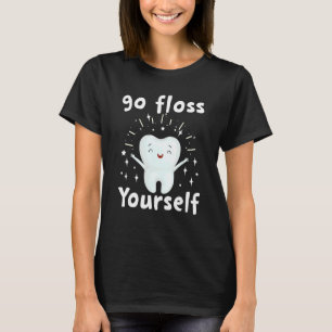 T-shirt Costume d'Halloween Dental Go Floss Yself Orthodo