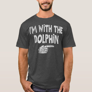 T-shirt Costume d'Halloween DOLPHIN Chemise Lazy, Je suis 