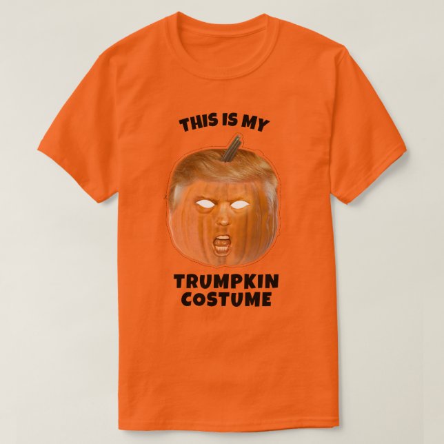 T-shirt Costume d'Halloween Donald Trumpkin (Design devant)