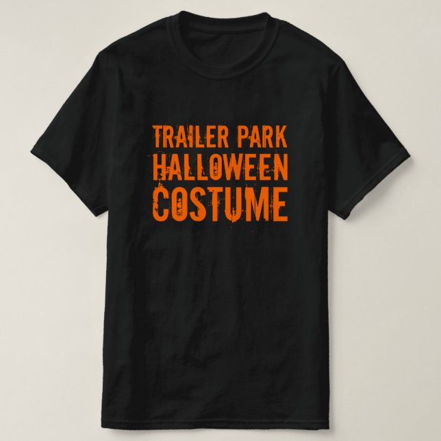 T-shirt Costume d'Halloween du parc de remorques (Design devant)