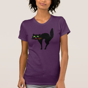 T-shirt Costume d'Halloween Éffrayant en noir