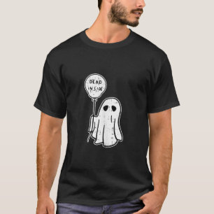 T-shirt Costume d'Halloween Fantôme Mort à l'Intérieur Drô