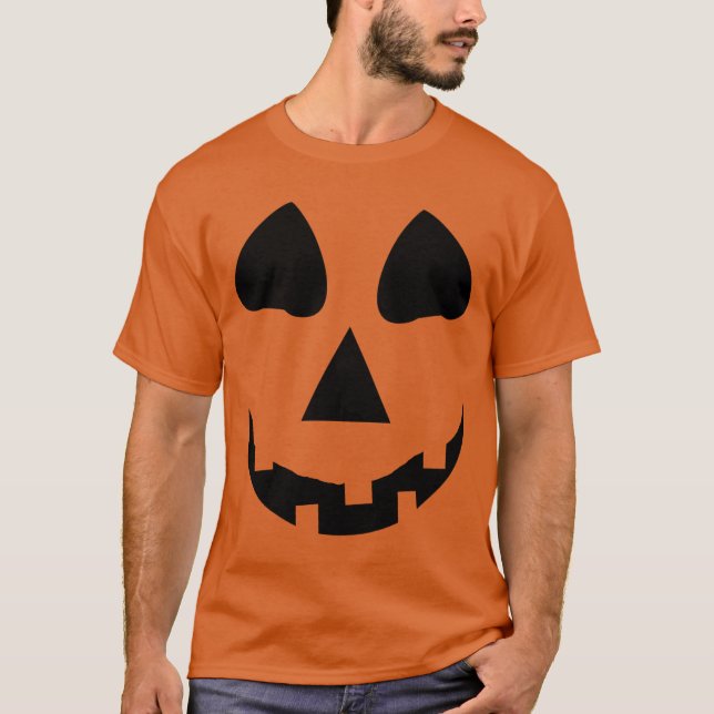 T-shirt Costume d'Halloween féminin Jack O' Lantern Citrou (Devant)