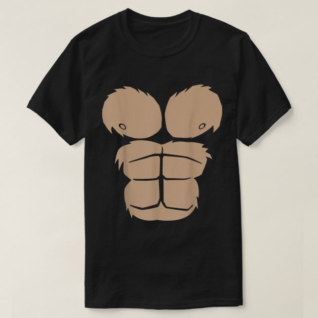T-shirt Costume d'Halloween Funny Monkey Gorilla costume d (Design devant)