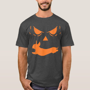 T-shirt Costume d'Halloween Jack-o'-lantern Chien Dachshun