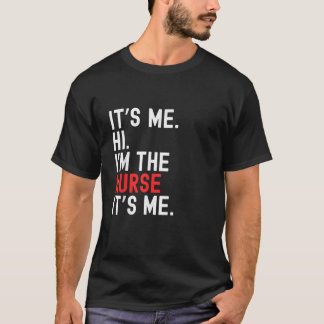 T-shirt Costume d'Halloween Lazy C'est moi Bonjour Je suis
