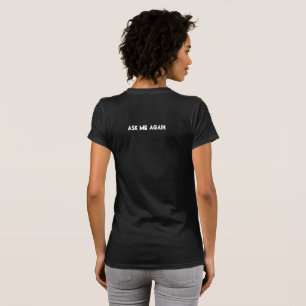 T-shirt Costume d'Halloween magique à huit balles avec te