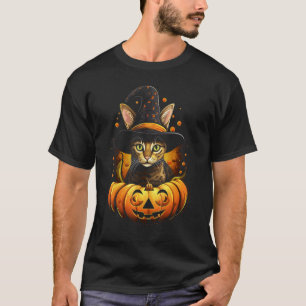 T-shirt Costume d'Halloween pour chat Savannah Chapeau de
