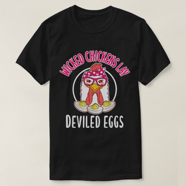 T-shirt Costume d'Halloween pour les poulets pervers (Design devant)