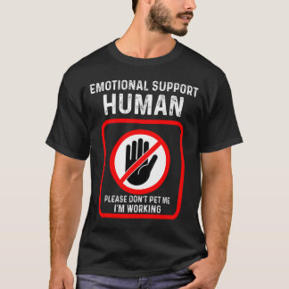T-shirt Costume d'Halloween pour soutien émotionnel humain