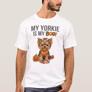 T-shirt Costume d'Halloween pour Yorkie Mon Yorkie est mon