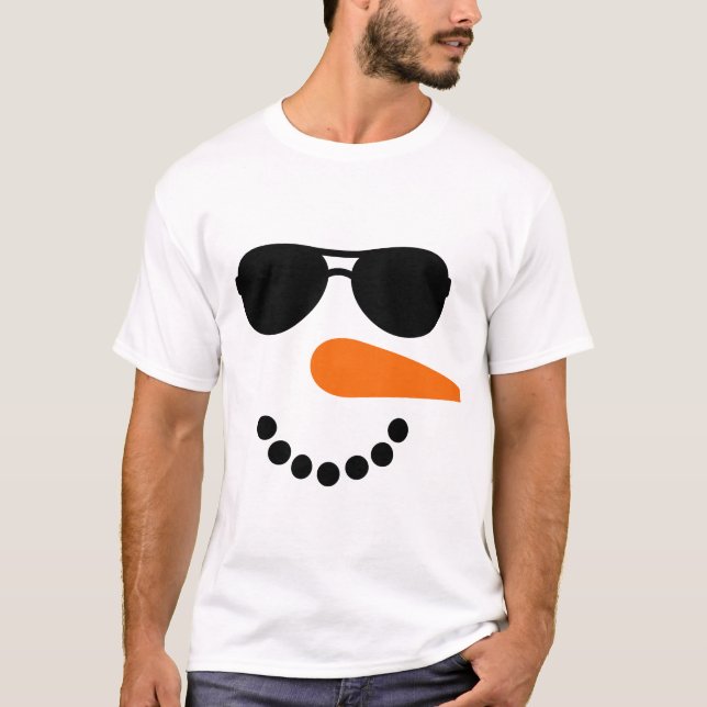T-shirt Costume d'Halloween Snowman (Devant)
