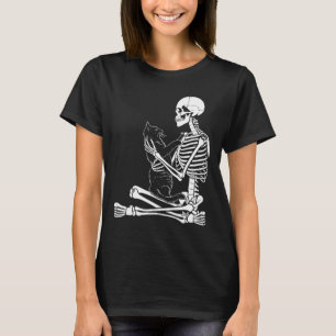 T-shirt Costume d'Halloween squelette Kitty Arts Crâne Et