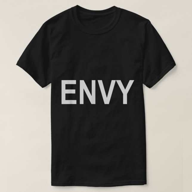 T-shirt Costume d'Halloween vert avec des couples envieux (Design devant)