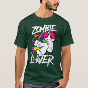 T-shirt Costume d'Halloween Zombie Lover Scary 6934