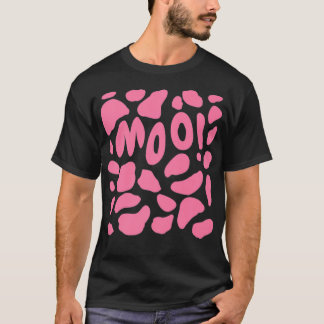 T-shirt Costume d'impression de fraise de vache Funny mign