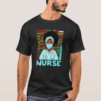 T-shirt Costume d'infirmière noire Dy pour femmes 2022 Moi