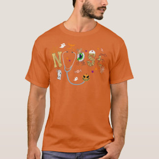 T-shirt Costume d'infirmière pour Halloween Stéthoscope Ry