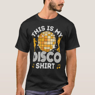 T-shirt Costume Disco Homme Femmes les années 70 & 80s C'E