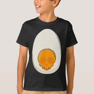 T-shirt Costume d'oeuf défiguré Cornes diaboliques Oeuf d'