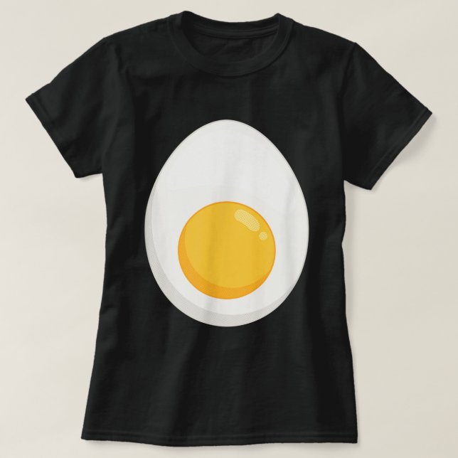 T-shirt Costume d'oeuf défiguré Cornes diaboliques Oeuf d' (Design devant)