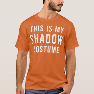 T-shirt Costume d'ombre facile Funny Trick Treat Candy