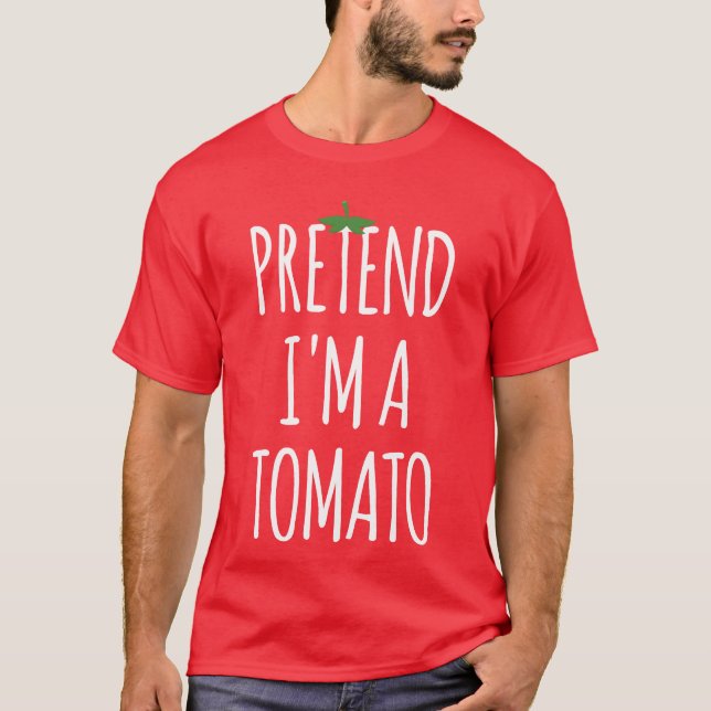 T-shirt Costume drôle Halloween - Prétendre que je suis un (Devant)