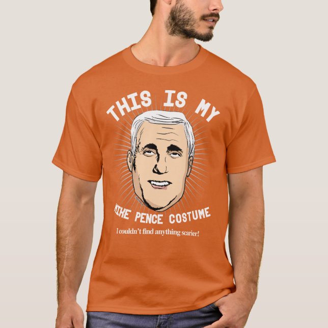 T-shirt Costume effrayant Mike Pence (Devant)