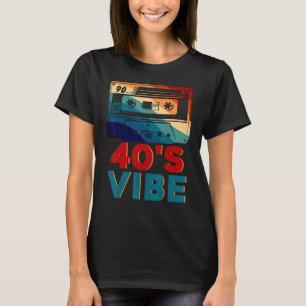 T-shirt Costume esthétique rétro tenue de soirée 40s Vibe