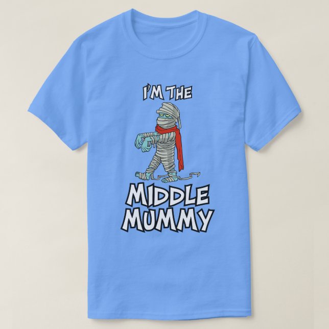 T-shirt Costume familial correspondant à l'Halloween de la (Design devant)