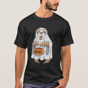 T-shirt Costume Fantôme Cute Boo Drôle Halloween Sloth