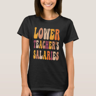 T-shirt Costume femmes Tea pour baisser les salaires des e