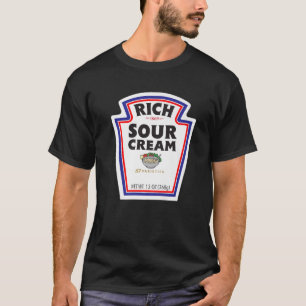 T-shirt Costume Halloween assorti Riche crème aigre boutei