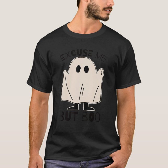 T-shirt Costume Halloween Boo Crew Excusez-moi mais Boo (Devant)