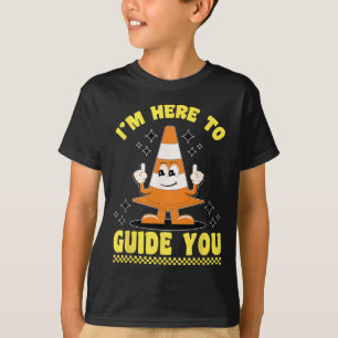 T-shirt Costume Halloween Cône de la circulation Je suis i