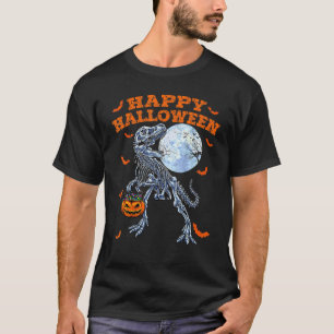 T-shirt Costume Halloween Dinosaure Cute Avec Citrouille R
