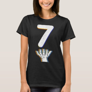 T-shirt Costume Halloween Homme Femme Numéro 7 Corresponda