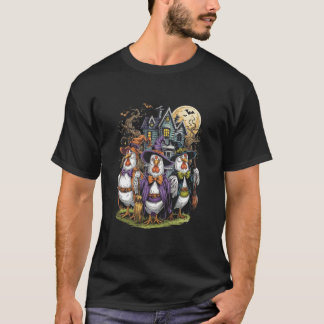 T-shirt Costume Halloween poulet drôle saison Éffrayante C