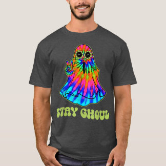 T-shirt Costume Halloween Super Fantôme Stay Ghoul Tie Dye