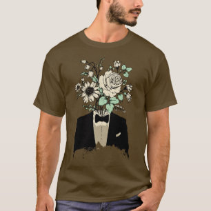 T-shirt Costume homme floral