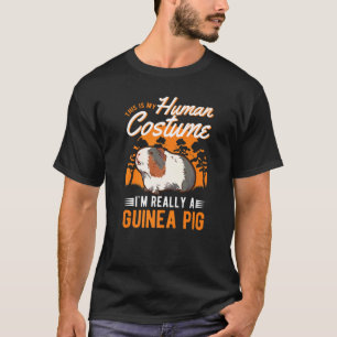 T-shirt Costume humain Cochon de Guinée Halloween