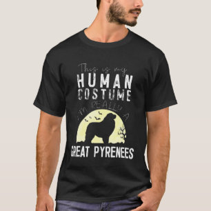 T-shirt Costume humain Halloween Malinois Belge Moon Silh